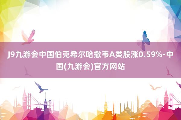 J9九游会中国伯克希尔哈撒韦A类股涨0.59%-中国(九游会)官方网站